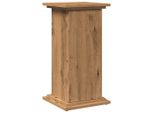 Vidaxl Piedistallo Con Vano Portaoggetti Rovere Artigianale 31X30X60 Cm Materiale A Base Di Legno