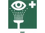 Cartello Di Sicurezza Kwc Ar, Doccia Oculare, Pellicola Adesiva