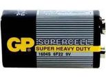 Batteria Allo Zinco-Carbone Batteria Gp (9V) Supercell 6F22, 1604S-B, (1 Batteria) 9V