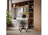 Vicco Scrivania Anja, 139.8 X 40 Cm Con Cassetti, Bianco