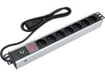 Pannello Di Distribuzione Xtendlan 19'' 7X 230V, Csn, Con Protezione Di Corrente, Interruttore E Terminale 16A/C20, 1,8 M