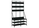 Vidaxl Appendiabiti Con Scarpiera Nero 100X40X184 Cm