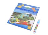 Libro Magico Portatile Da Colorare Ad Acqua Con Matita, Giocattolo Da Colorare E Disegnare Per Bambini (Dinosauri)