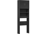 Vidaxl Armadio Per Lavatrice Nero 64X24X190 Cm Materiale A Base Di Legno