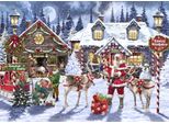 Puzzle Bluebird Con Motivo Natalizio L'officina Di Babbo Natale - Scatola Di Cartone Da 500 Pezzi