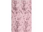 Vidaxl Tappeto Shaggy A Pelo Alto Navarra Rosa Antico 130X200 Cm Poliestere