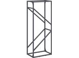 Vidaxl Porta Legna Antracite 40X25X100 Cm Acciaio Laminato A Freddo