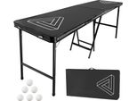 Set Da Tavolo Beer Pong - Gioco Da Bere Beer Pong - Tavolo Da Festa Pieghevole 240X60X90Cm - Set Da Gioco Per Bere - Gioco Da Festa Per Adulti