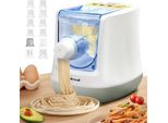 Cgoldenwall Macchina Per La Pasta Elettrica Completamente Automatica, Controllo Digitale 12 Dischi Per La Formatura Di Gnocchi, Spaghetti, Fettuccine, Penne, 650 G Di Farina,