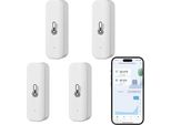 Termometro Intelligente -Igrometro, Wifi E Bluetooth Dual Mode -Sensore Di Umidità In Interni -Temperatura, App -Monitoraggio App, Memorizzazione Dei Dati In Base A