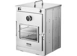 Vevor Fornello Da Campeggio Pieghevole, Fornello Da Campeggio Portatile In Acciaio Inox, Utilizzabile Con Fuoco A Legna E Fornello A Gas Propano, Per Cuocere Pane E Pizza All'aperto