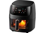 Friggitrice Ad Aria Calda, Capacità 8L, Potenza 1400W, Smart Led Touch Panel, Nero
