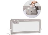 Fodera Di Sicurezza Per Letto 150 X 66 X 35 Cm Nukido Grigio