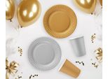 Bicchiere Di Carta Silver Compleanno 250Ml 6Pz.