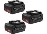 Batteria, Tensione 18V, Alta Capacità 6000Mah, 3 Batterie