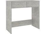 Syfax™ Scrivania Grigio Cemento 80X40X75 Cm In Legno Multistrato