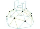 Succebuy Telaio Geometrico Per Arrampicata Per Bambini (183 Cm) Largo, Caricabile Fino A 270 Kg, Adatto Per Bambini Da 3 A 10 Anni, Gioco Da Giardino E Parco Giochi In Blu E Verde