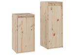 Syfax™ Mobili Porta Tv 2 Pz In Legno Massello Di Pino