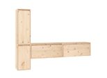 Syfax™ Mobili Porta Tv 4 Pz In Legno Massello Di Pino