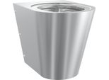 Kwc Ar T-WC, Campus, Acciaio Inox, Sospeso, 360X400X500 Mm, Senza Sedile, S. Lunghezza Pavimento
