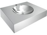 Kwc Ar Lavabo Singolo, Anima, Acciaio Inox, 600X160X500 Mm, Con Foro Per Rubinetto