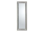 Mo.Wa Specchio Specchio Da Parete Moderno 50X145 Cm Specchio In Legno Specchio Poltrona Lungo Specchio A Figura Intera Specchio Corridoio Specchio Cornice In Legno Argento Specchio Lungo Armadio Grande