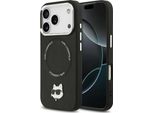 Custodia Karl Lagerfeld Per Iphone 17 Pro Compatibile Con Magsafe KLHMP17LPSMLRCHK (Pu Choupette Pin) Nero