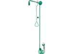 Kwc Ar Combinazione Di Docce Di Sicurezza, Asta Di Trazione, Doccia A Occhio, Verde, Acqua Dalla Parete