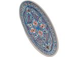 Piatto Ovale Marocchino Turchese - L 24 Cm
