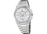 Festina Orologio Da Polso Swiss Made Da Uomo In Acciaio Inossidabile Argento D2UF20059/1