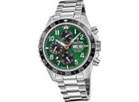 Festina Orologio Da Polso Swiss Made Da Uomo In Acciaio Inossidabile Argento D2UF20055/2
