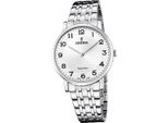 Festina Orologio Da Polso Swiss Made Da Uomo In Acciaio Inossidabile Argento D2UF20045/1
