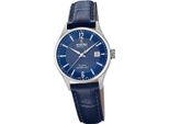 Festina Orologio Da Donna Orologio Da Polso Swiss Pelle Nera D2UF20009/8
