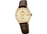 Festina Orologio Da Donna Orologio Da Polso Swiss Pelle Marrone D2UF20011/6