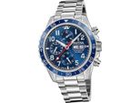 Festina Orologio Da Polso Swiss Made Da Uomo In Acciaio Inossidabile Argento D2UF20055/3