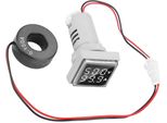Display Digitale A Led Indicatore Del Misuratore Di Corrente Di Tensione Ca 22 Mm 0-100A Indicatore Del Misuratore (Bianco)