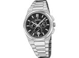 Festina Orologio Da Polso Swiss Made Da Uomo In Acciaio Inossidabile Argento D2UF20059/4