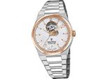 Festina Orologio Da Polso Swiss Made Da Uomo In Acciaio Inossidabile Argento D2UF20061/1