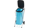 Carrello Portarifiuti 1X120 L Con Coperchio, Nero