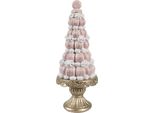 Clayre & Eef Torta Decorativa A Figure Ø 12X30 Cm Macarons In Plastica Rosa