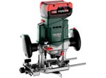 Metabo Pantografo Superiore Ofv 18 Ltx Bl 12 In Valigetta Metabox 340, Con Caricabatterie Asc 145 + 2 Batterie Lihd 18 V / 5,5 Ah