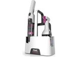 Shark HX100EUT, Secco E Bagnato, Filtraggio, Tappeto, Parquet, Materasso, Sacchetto, Vinile, Pavimento In Legno, 83,06 Db, Senza Sacco, Nero, Rosa, Bianco