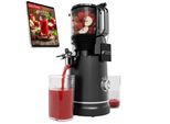 Entsafter Slow Juicer - Entsafter Gemüse und Obst – 130 mm XXL Einfüllschacht, 1,8 L Saftbehälter, Juicer Machine mit 2 Gläsern, 250W