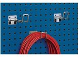Gancio A Staffa W60Xd100Mm Zincato D.6Mm Per Piastre Forate 5Pz/Confezione Bott