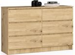 Comò K120 6 Cassetti Rovere Artisan Mobile Da Terra