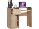 Scrivania Per Studenti Piksel 90 Cm Rovere Sonoma
