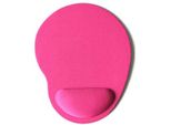 Tappetino Per Mouse Antiscivolo - Poggiapolsi - Mousepad - Rotondo Rosa