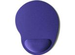 Tappetino Per Mouse Antiscivolo - Poggiapolsi - Mousepad - Rotondo Viola