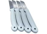 Coltello Per Pelare - Pelapatate - Pelapatate A Coltello - Set Di 4 - Grigio