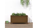 Vidaxl Fioriera Marrone Miele 82,5X40X39 Cm In Legno Di Pino Massiccio